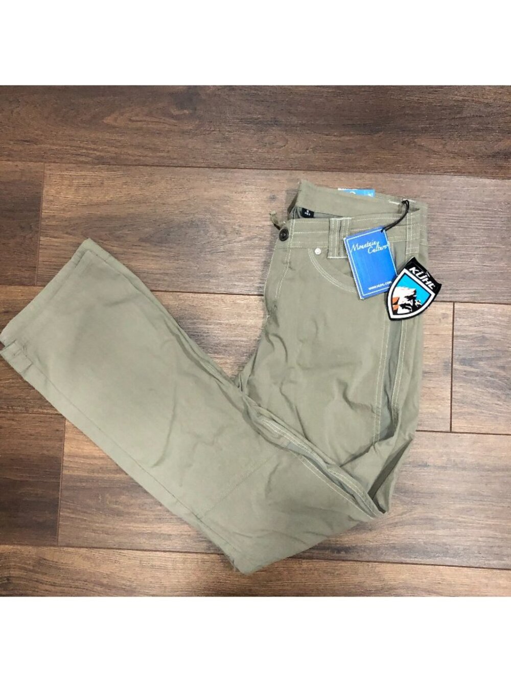 Kuhl Women's Straight Leg Pants in Olive/Tan